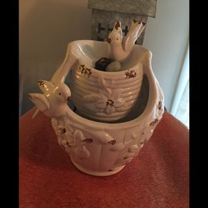 Adorable shabby chic mini fountain! It works!